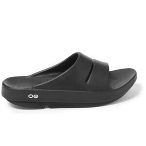 Oofos Ooahh Slide Sandals Black - 13 Mens/15 Womens